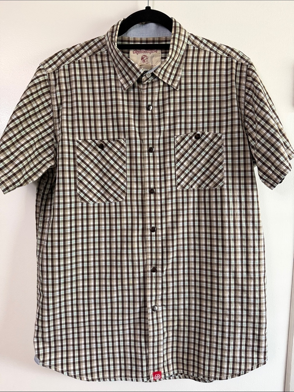 Troy Lee Designs Short Sleeve Snap Button Shirt - Large